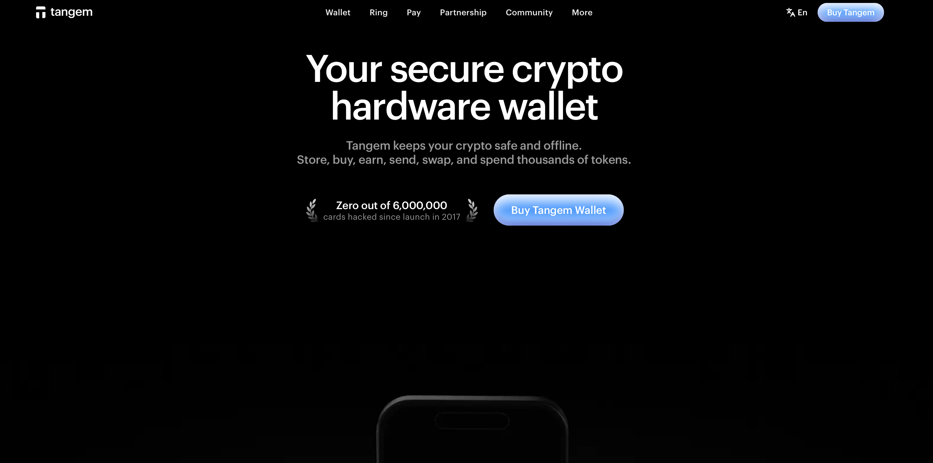 Tangem — Best Cold Crypto Wallet in 2026